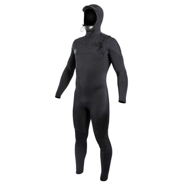 Ride Engine Men's Onsen 4/3 Front Zip Hooded Full Wetsuit