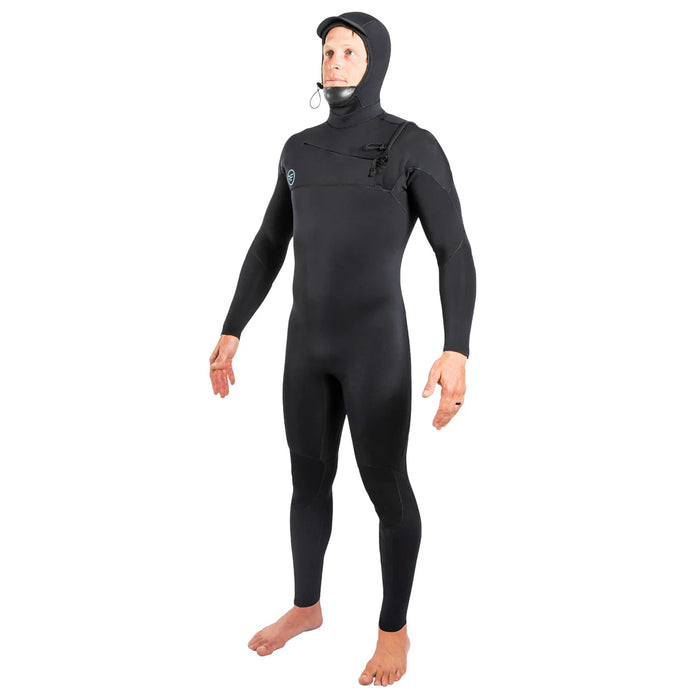 Ride Engine Men's Onsen 5/4/3 Front Zip Hooded Full Wetsuit