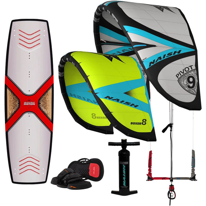 Kids Junior Complete Kiteboarding Package By Naish | Force Kite & Wake